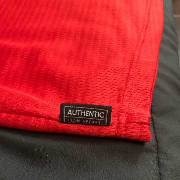 Vintage Nike Mens Sz large Red Arkansas Pullover sweater dri fit - Picture 6 of 8